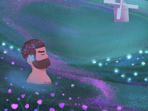 花海（个人主页-ZNDUzNDM1NTI=） - 创作习作 - 站酷设计师圣代拌新地原创素材 - 站酷ZCOOL