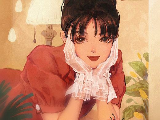 每天畫一位美麗的小姐姐08（個人主頁-ZNDMzNDQ3MjQ=） - 創(chuàng)作習作 - 站酷設計師蛋包飯JoZ原創(chuàng)素材 - 站酷ZCOOL