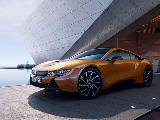 BMW i8渲染