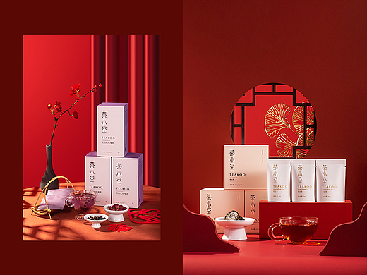 新年茶盒拍摄
