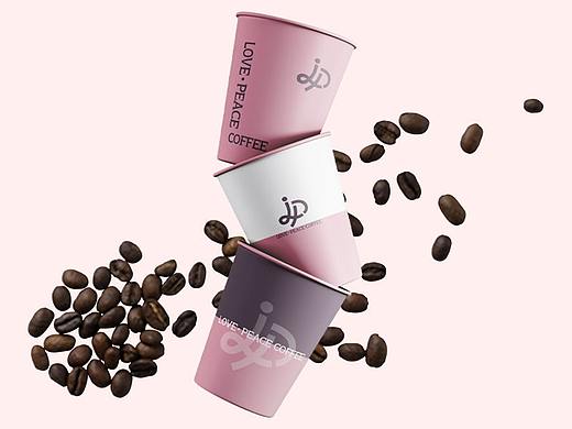 love peace coffee爱喝咖啡∣品牌logo设计
