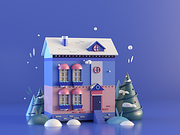 本作品為 C4D建模 臨摹練習(xí)