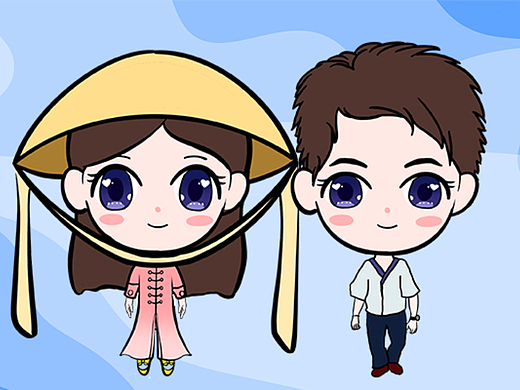 工行外管京族女孩ip表情包