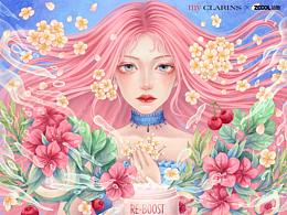 my CLARINS好食肌長(zhǎng)綻放