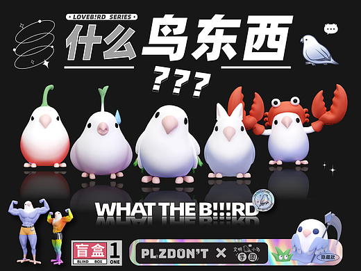 原创盲盒设计丨什么鸟东西？？？