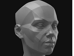 CG绘画丨板绘教程丨原画教程丨头部块面参考