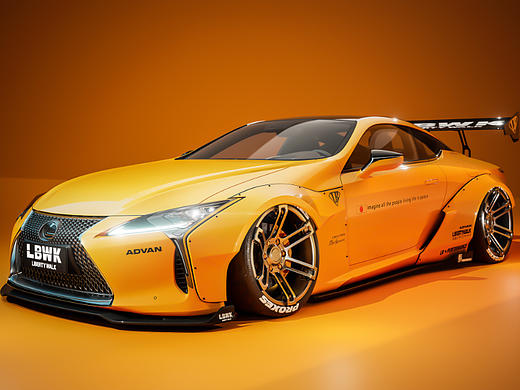 LC500 LBWK 宽体套件 UE4