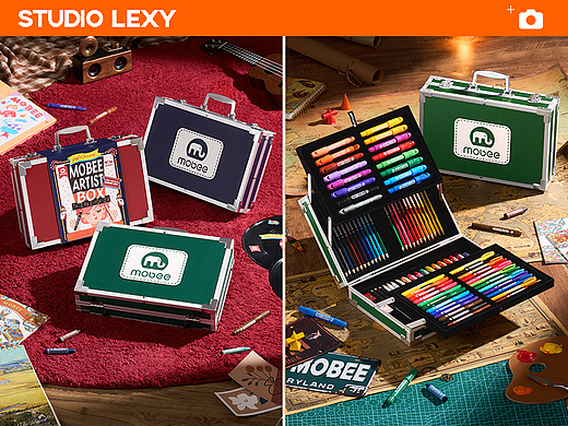 儿童水彩画笔文具礼盒 | MOBEE x 乐夕影像