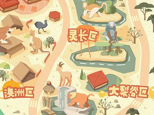 动物园地图-A岛区域