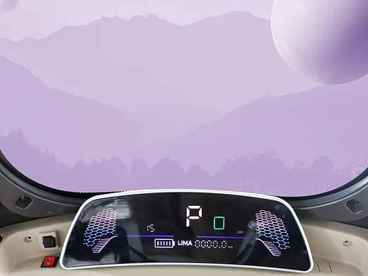 电动车自带顶棚详情页