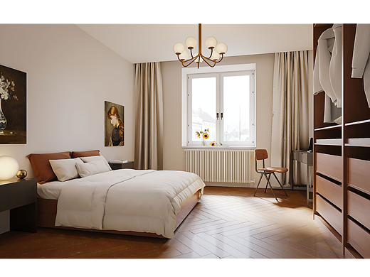 暖色卧室（个人主页-ZNjAxMTQ4NDQ=） - 家装设计 - 站酷设计师CGI黑崎原创素材 - 站酷ZCOOL