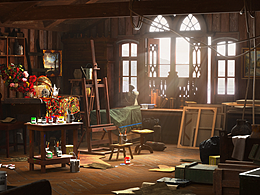 夕光|Blender|場景氛圍藝術(shù)|日常練習(xí)|nuke后期合成