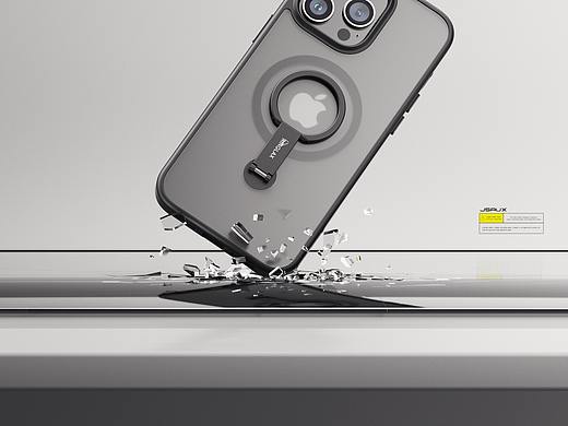 iPhone15Pro手机壳动态渲染