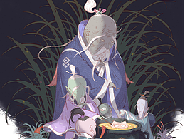 长安京都城内，宴请百妖