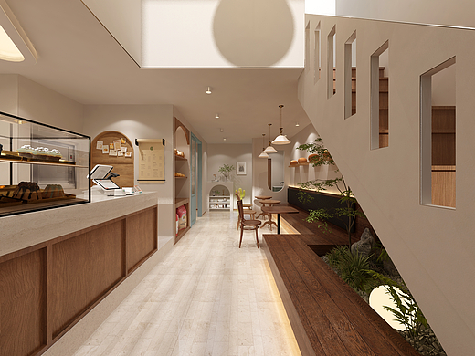 海口60㎡烘焙店设计