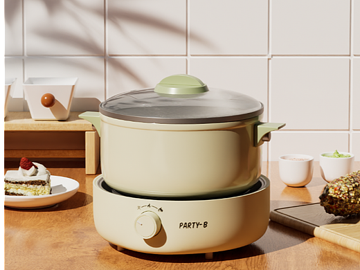 Arnold產(chǎn)品渲染 10月小練 蒸鍋（個(gè)人主頁-ZNjIzNzQyMzI=） - 產(chǎn)品 - 站酷設(shè)計(jì)師jace0831原創(chuàng)素材 - 站酷ZCOOL