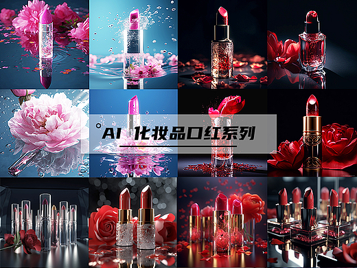 AI生成的化妆品口红合集