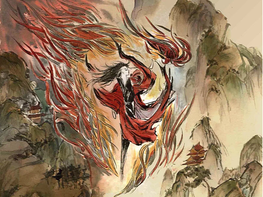 小说插画同人图