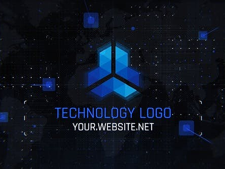 AE模板|未来科技标志LOGO排版电影广告片头