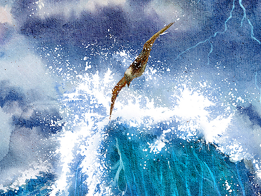 大师小绘-高尔基《海燕》绘本