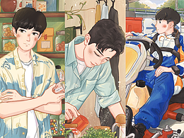 插畫練習(xí) | 咖啡汽水和賽車