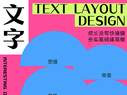 文字版排基础 海报