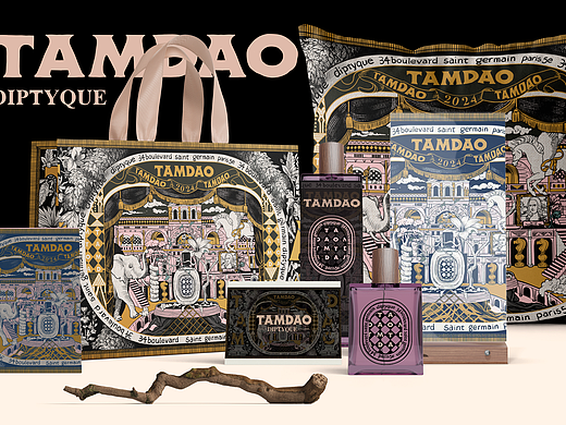 檀道-法國Diptyque香水品牌設計|包裝設計