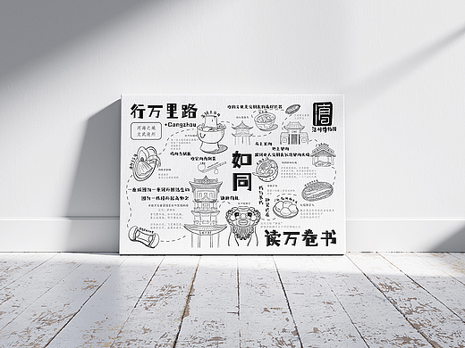 【文創(chuàng)設(shè)計】滄州城市形象地圖（個人主頁-ZNjc5MTczMDA=） - 圖案 - 站酷設(shè)計師Z48433272原創(chuàng)素材 - 站酷ZCOOL