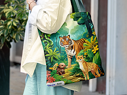 Tencent X Mandai Wildlife Reserve Totebag Design