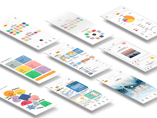 【心晴贴】情绪类APP界面设计