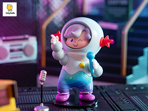 潮玩摄影｜泡泡玛特 space walker 宇宙音乐会 赛博