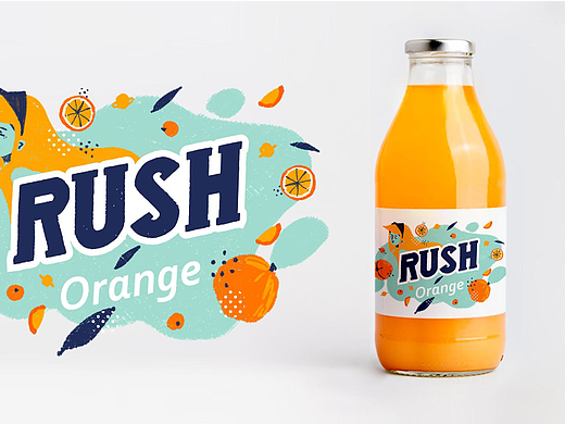 RUSH-果汁包装（个人主页-ZNjIwMzE2MDA=） - 包装 - 站酷设计师弓作室原创素材 - 站酷ZCOOL