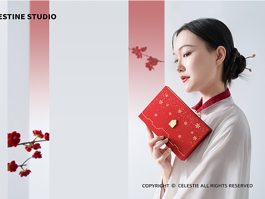国风 故宫的学文创产品 口红  新春｜产品摄影