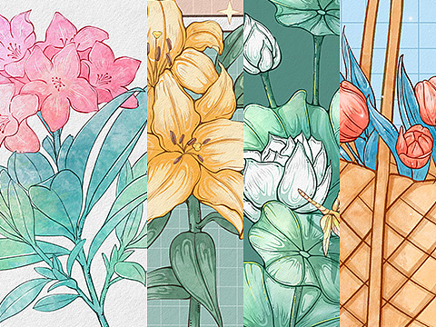 4月份插画合集