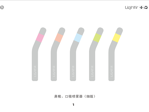 “LIGHTIR小口”鼻炎、咽炎喷雾器