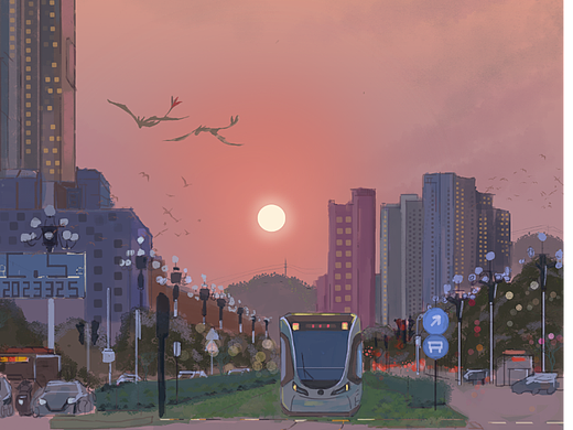 晚霞（个人主页-ZNjQ2MTE5NDg=） - 创作习作 - 站酷设计师圣诞树下的礼物原创素材 - 站酷ZCOOL