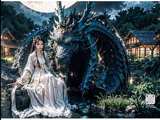 AIGC-美宣插图类全面控制-倾城寻龙