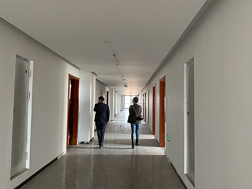 银川装修公司|银川凯悦嘉华酒店装修设计项目量房现场