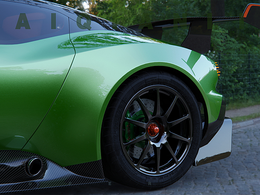 【GREEN SUPERCAR-跑车渲染&KEYSHOT】（个人主页-ZNTk0MTI4MTY=） - 机械/交通 - 站酷设计师白千六原创素材 - 站酷ZCOOL