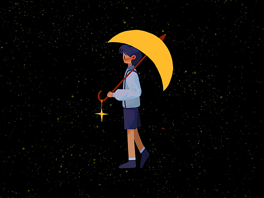 【星空少年】月亮是我的一把伞