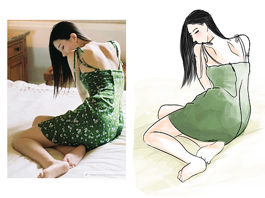 30天速写打卡挑战-第5天（个人主页-ZNjQ3MzY4ODA=） - 像素画 - 站酷设计师鱼在找鱼子原创素材 - 站酷ZCOOL