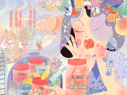 #my CLARINS寻找天然好食肌# 《clarins冰肌饮》