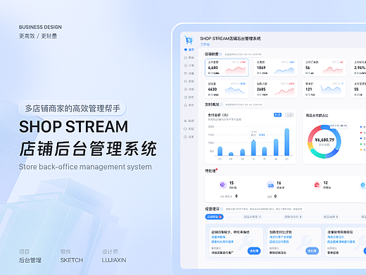 《SHOP STREAM》店铺后台管理系统