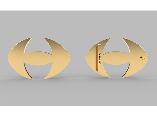 3D设计 H皮带扣
