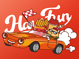 IP設(shè)計｜漢堡快餐潮流三兄弟