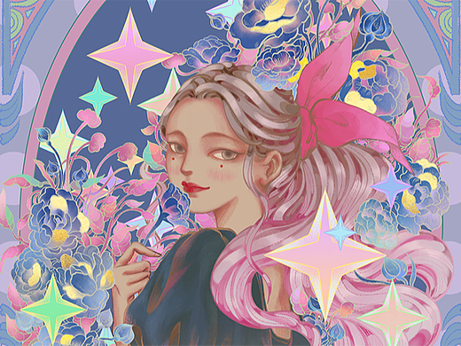 『大小姐』插画系列二