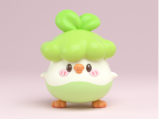 3D作品 | 小菜鸡IP形象Q化