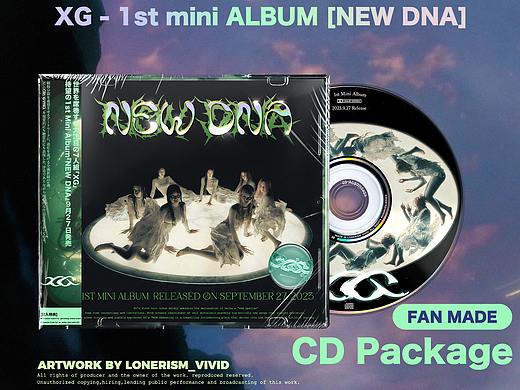 XG-NEW ALBUM[NEW DNA] FANART 音乐专辑封面&包装