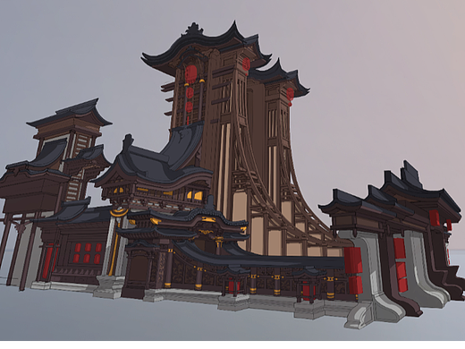 古风场景丨单体建筑设计练习