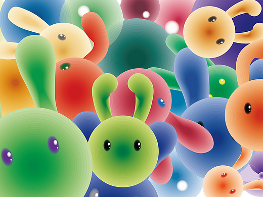 多彩兔子大混合